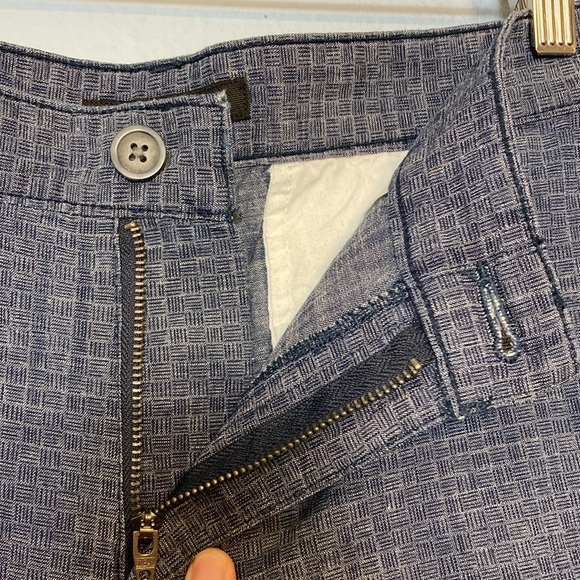 Marc Anthony Mens Size 36 Blue Shorts 9” Inseam Flat Front Zip Fly Pockets - Picture 5 of 12